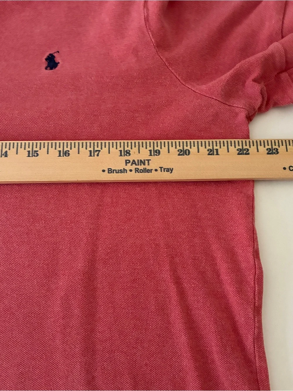 Polo Ralph Lauren Men’s Large Classic Fit Mesh Piqué Polo Shirt Dark Coral Red